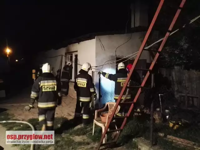 Pożar budynku mieszkalnego w Sulejowie