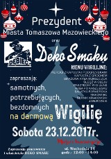 Wigilia dla potrzebujących u urodziny Dębców w  Tomaszowie Maz. już w sobotę