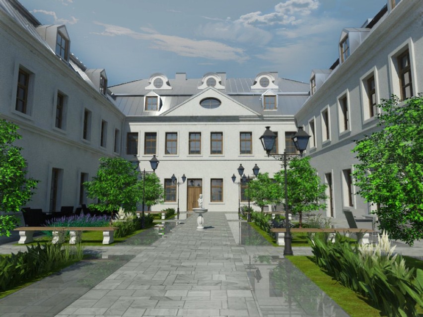 Pałac Potockich przy Staszica. Zabytek w centrum Lublina dostanie nowy wygląd [WIZUALIZACJE]