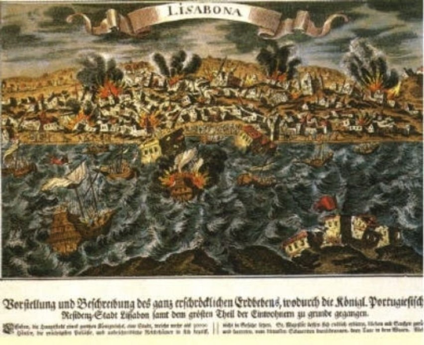Lizbona 1755, z archiwów historii i sztuki, Berlin