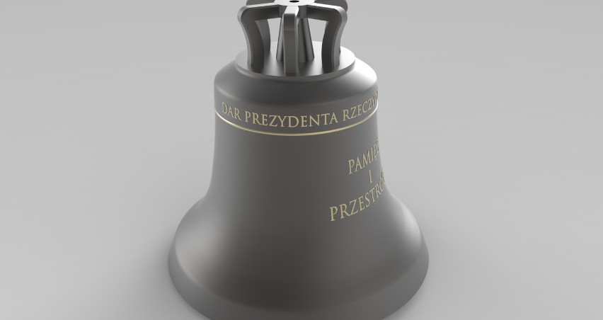 Prezydent RP Andrzej Duda ufundował dzwon z inskrypcją „Wieluń 1 IX 1939” [FOTO, WIDEO]