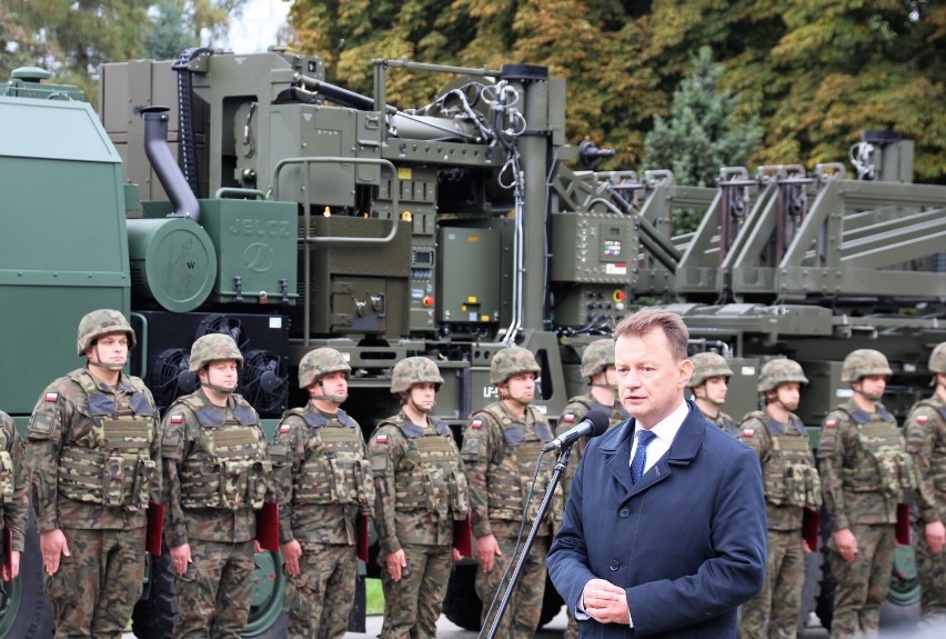 Minister Mariusz Błaszczak podczas jednej z wizyt w Zamościu