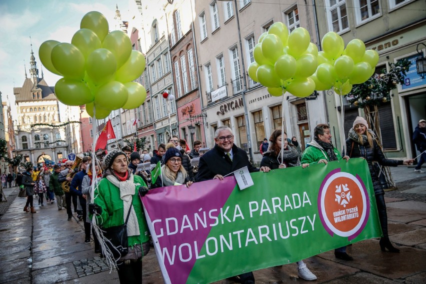 Parada Gdańskich Wolontariuszy przeszła Traktem Królewskim