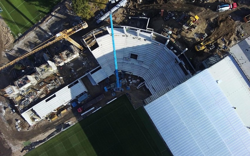 Stadion Pogoni Szczecin - stan 28 września