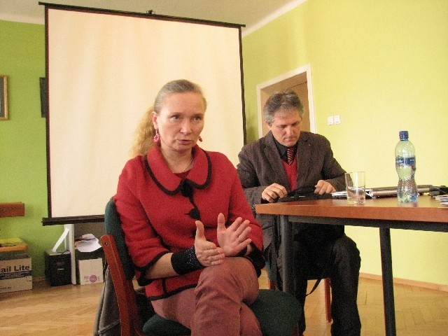 Maria Lorek i Andrzej Jabłoński z Fundacji Elementarz