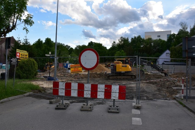 Budowa nowej drogi i ronda w Wadowicach