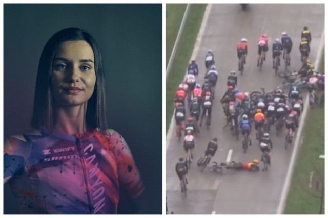 Agnieszka Skalniak-Sójka ucierpiała w ostatniej kraksie na trasie wyścigu w Belgii