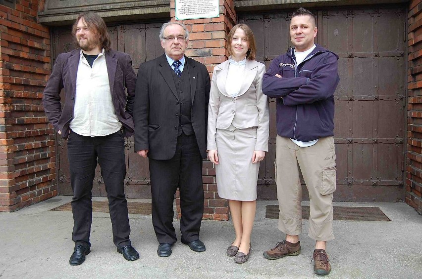 (od lewej): Tomasz Stroynowski, Tadeusz Studziński, Anna...