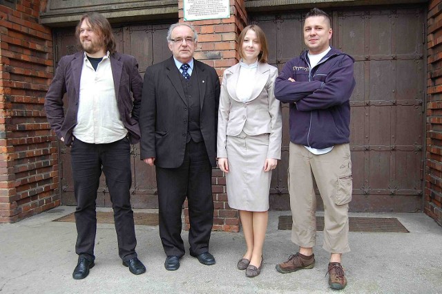 (od lewej): Tomasz Stroynowski, Tadeusz Studziński, Anna Federowicz, Krzysztof Kowalski