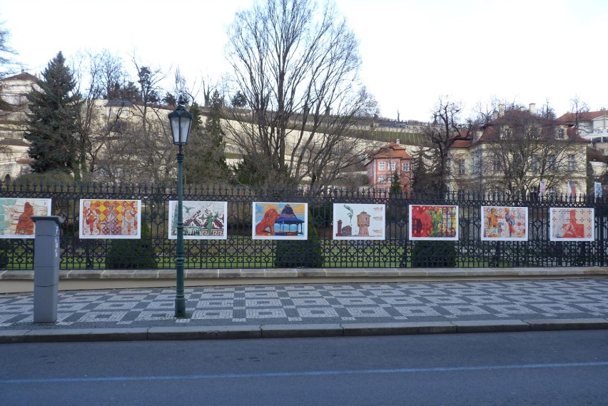Prace częstochowskiego artysty można podziwiać na ulicach czeskiej Pragi