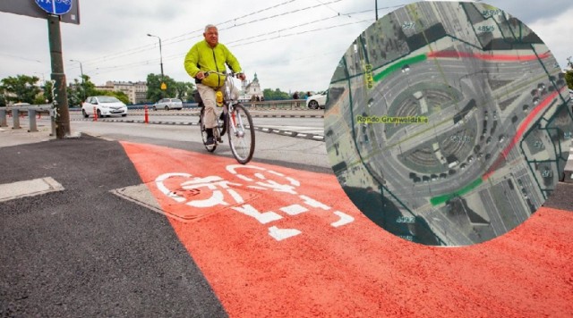 Zarząd Dróg Miasta Krakowa ogłosił przetarg na opracowanie dokumentacji projektowej dla siedmiu nowych ścieżek rowerowych. Jednym z zadań jest korekty geometrii drogi dla rowerów w obrębie ronda Grunwaldzkiego.