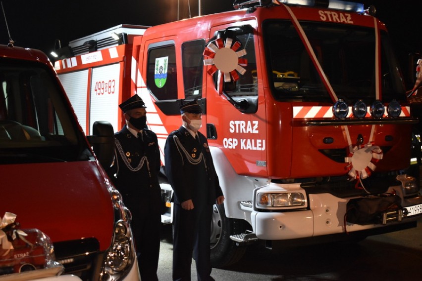 Strażacy z OSP Kalej otrzymali nowy wóz strażacki