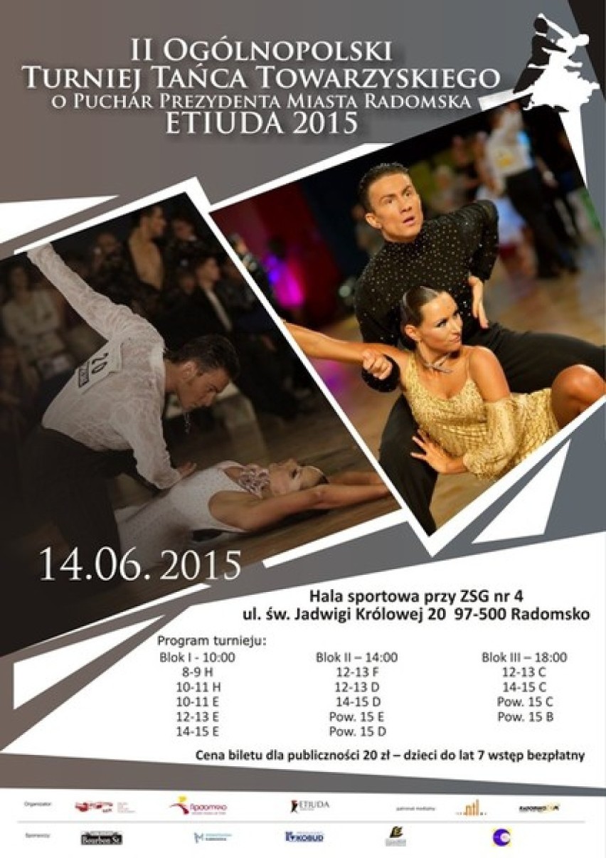  II Ogólnopolski Turniej Tańca Towarzyskiego Radomsko 2015 już 14 czerwca