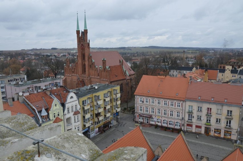 Panorama miasta z wieży ratuszowej