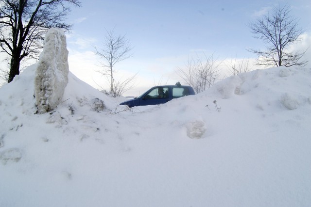 W 2010 roku okolice Wągrowca pokryła gruba warstwa śniegu