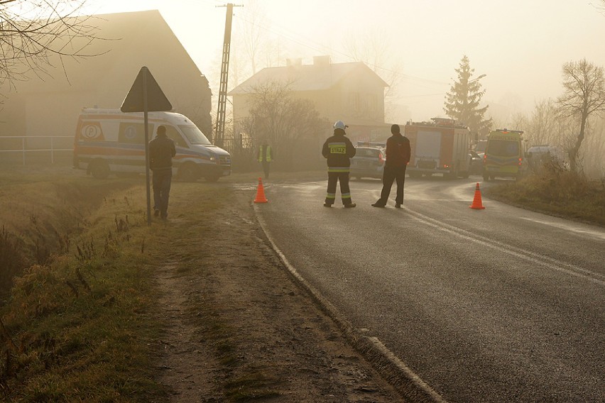 Wypadek w Stobnie pod Kaliszem