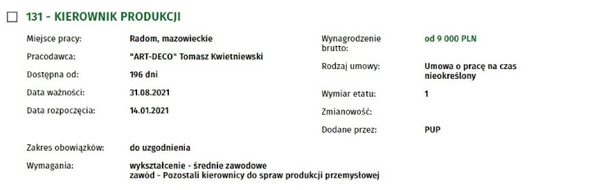 Zobacz oferty pracy w Radomiu. Ile pracodawcy dają zarobić i jakich pracowników poszukują?