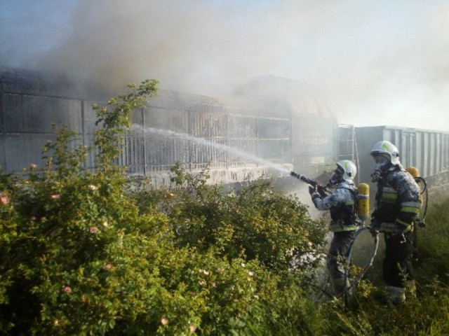 Z ogniem, przez około 3 godziny walczyło prawie 30 strażaków