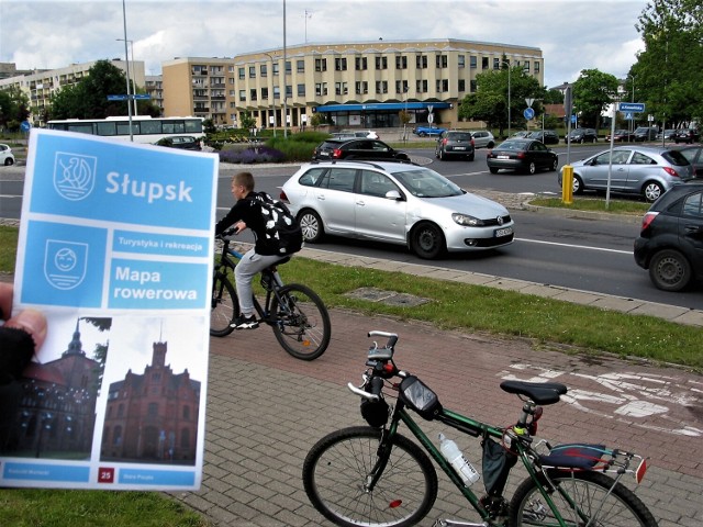 Do objechania Słupska może posłużyć nowa mapa rowerowa