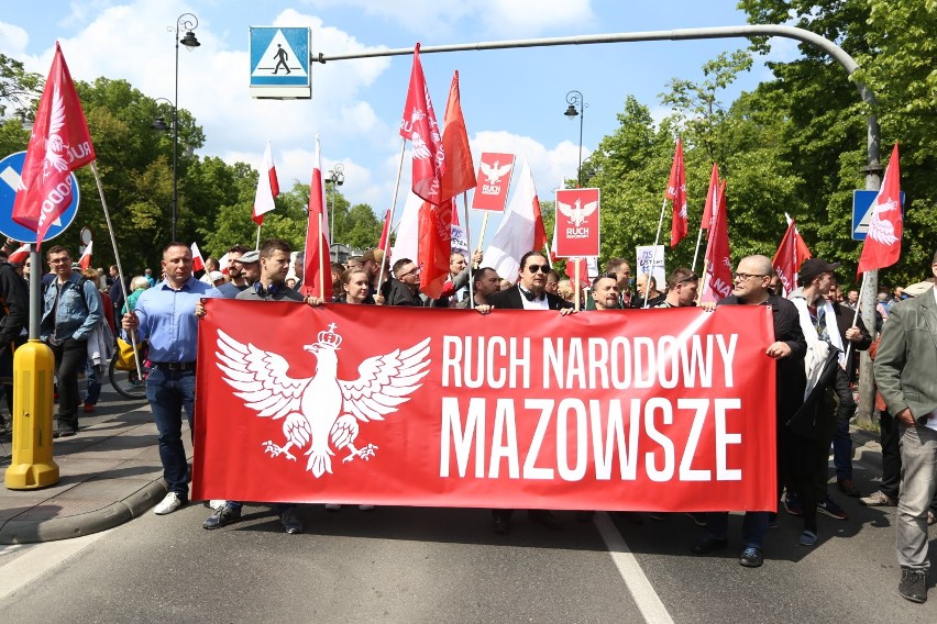 Stop 447 - Ogólnopolski marsz przeszedł ulicami Warszawy. Ważna deklaracja pod ambasadą USA [ZDJĘCIA]