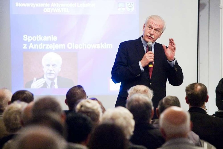 Wałbrzych: Wizyta kandydata na Prezydenta RP Andrzeja Olechowskiego (ZDJĘCIA)