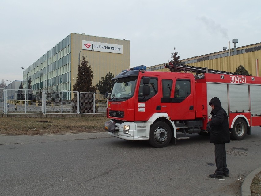 Pożar fabryki Hutchinsona w Łodzi