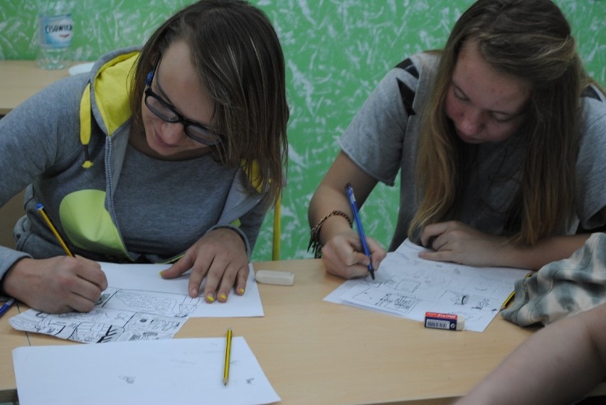 Sieradz.Uczniowie z Litwy uczyli się w PG nr 3
