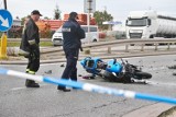 Wrocław. Tragedia na drodze. Nie żyje motocyklista. Zobacz zdjęcia