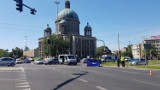 Wypadek na rondzie Solidarności w Łodzi. Śmiertelne potrącenie na przejściu dla pieszych 