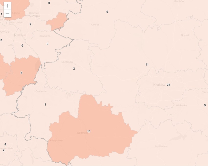 Małopolska zachodnia. Koronawirus w odwrocie? Niewielka liczba nowych zakażeń SARS-CoV-2