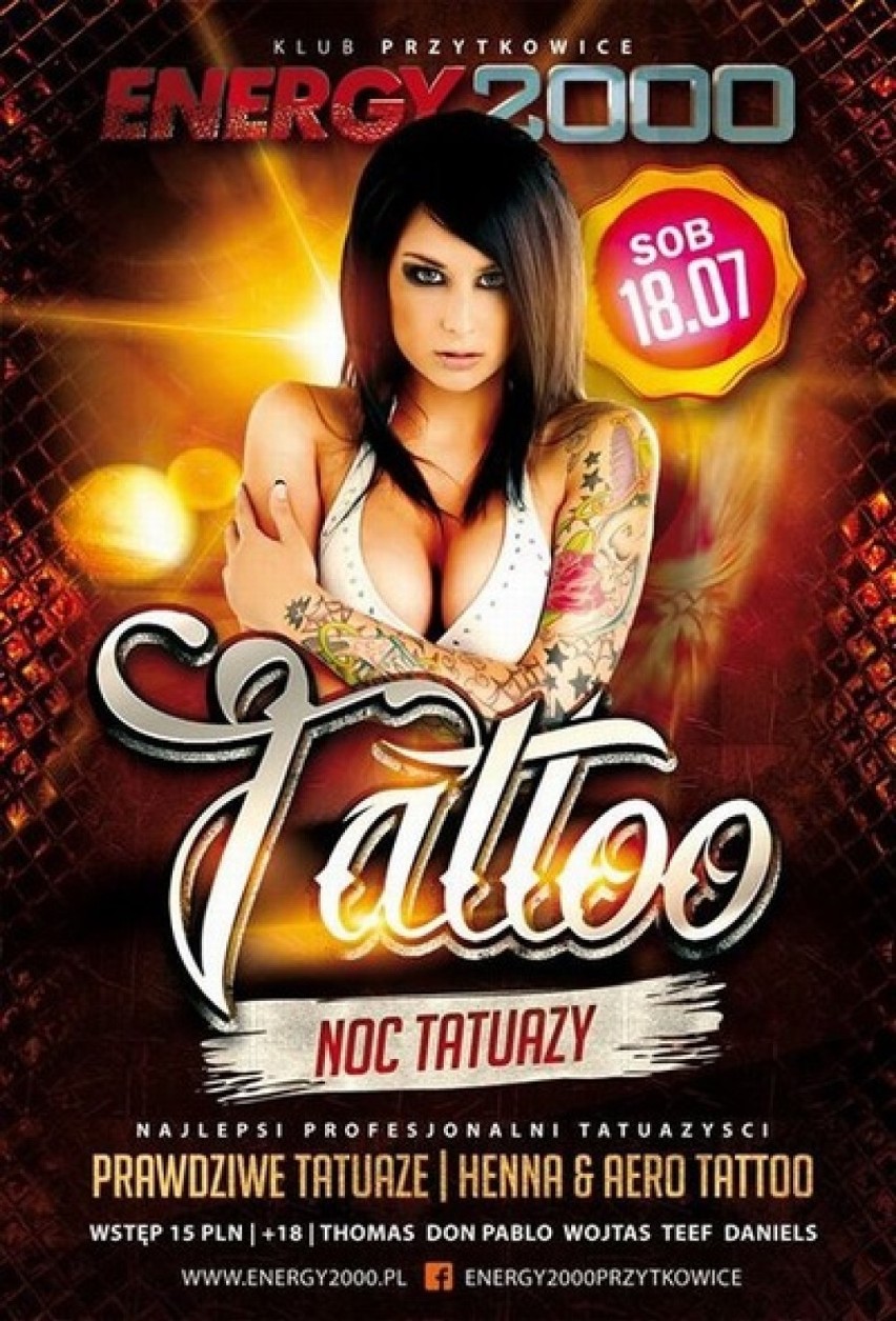 Tattoo Party - Noc Tatuaży

W sobotę 18-go lipca cała noc...
