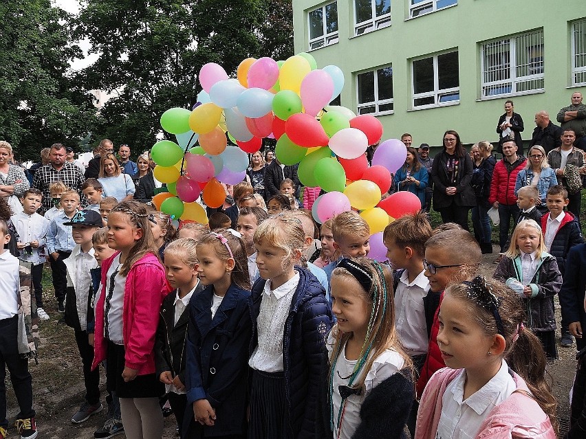 Na zdjęciu pierwszy dzień szkoły w SP nr 198 w Łodzi