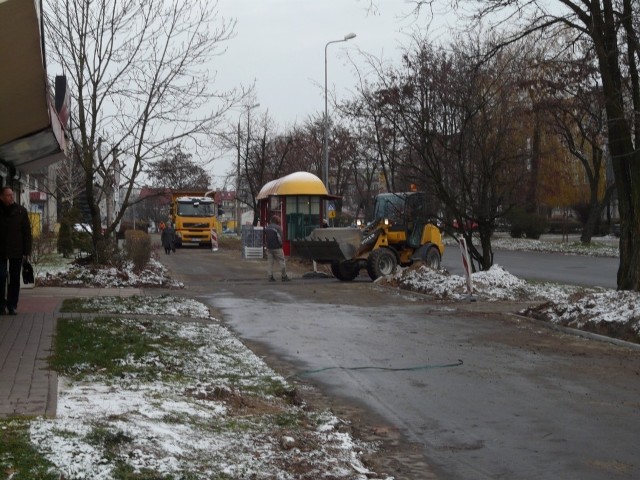 Roboty na ulicy Leszka Czarnego ruszyły pełną parą