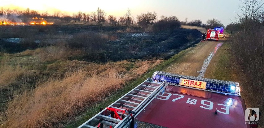 Pożary w gminie Wręczyca Wielka