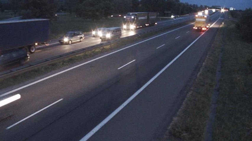 Wypadek na A4 za węzłem Balice. Utrudnienia w kierunku Katowic
