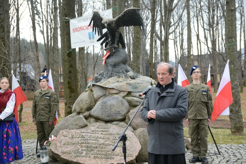 Uroczystości w dniu pamięci żołnierzy wyklętych w Zakopanem