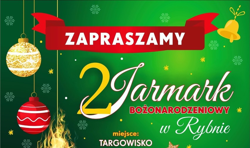 II Jarmark Bożonarodzeniowy w Rybnie – zaproszenie dla mieszkańców!