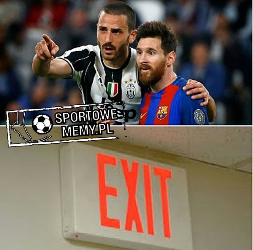 MEMY Barcelona - Juventus. Tym razem nie było remontady,...