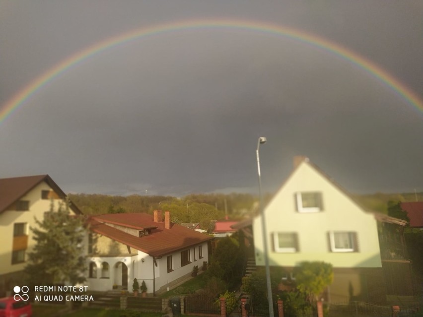 WASZE zdjęcia tęczy nad Goleniowem i okolicami. Świetne ujęcia!