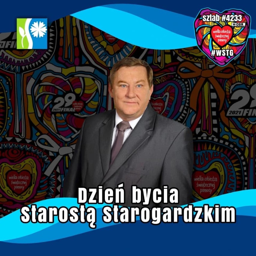 WOŚP 2021. Starostwo powiatowe w Starogardzie Gdańskim włączyło się do akcji