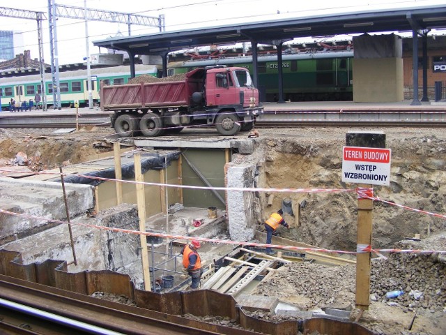 Prace na Dworcu Głównym PKP trwają i będą trwały