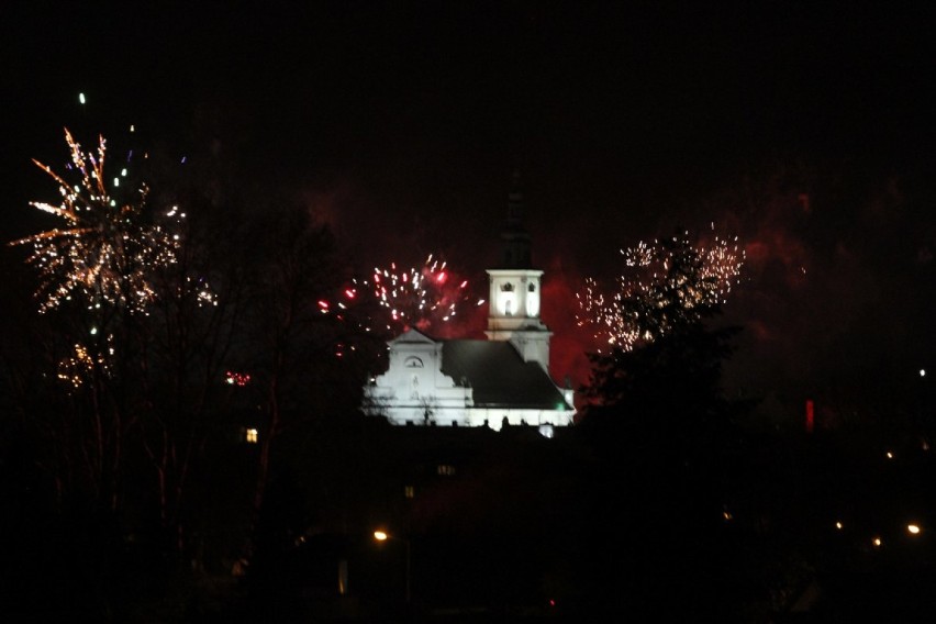 Mieszkańcy Wolsztyna hucznie przywitali Nowy Rok