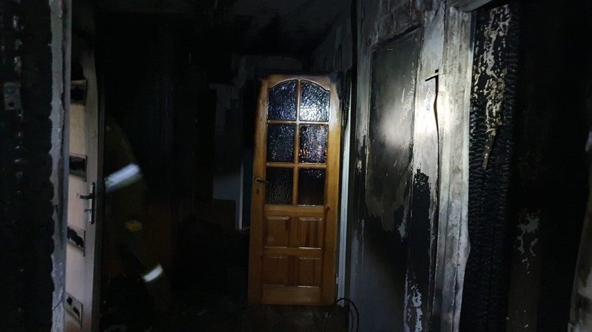 Pożar wybuchł w domu stojącym w Majdanie Górnym (gm....