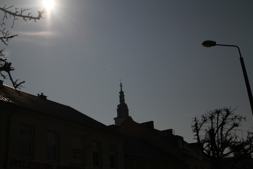 Zaćmienie słońca w Wolsztynie