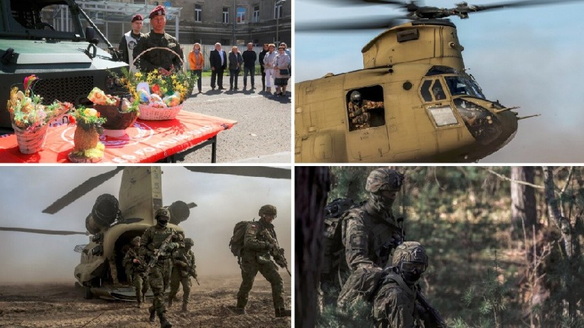 Krakowscy żołnierze ćwiczą z amerykańskim wojskiem. Sprawdzili możliwości śmigłowców CH-47 Chinook [ZDJĘCIA]