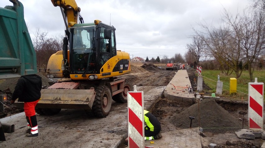 Remont ul. Polnej w Nowym Dworze Gdańskim. Trwa drugi etap inwestycji [ZDJĘCIA]