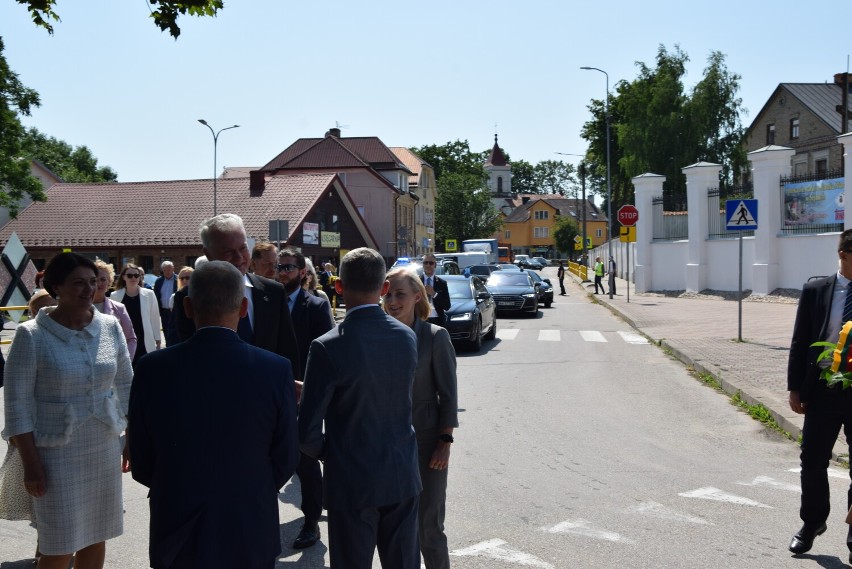 Przesmyk suwalski jest pięknym, a nie niebezpiecznym miejscem - powiedział prezydent Litwy, który odwiedził dziś Sejny