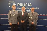 Wolsztyńscy funkcjonariusze otrzymali medale podczas uroczystej zbiórki wielkopolskich policjantów