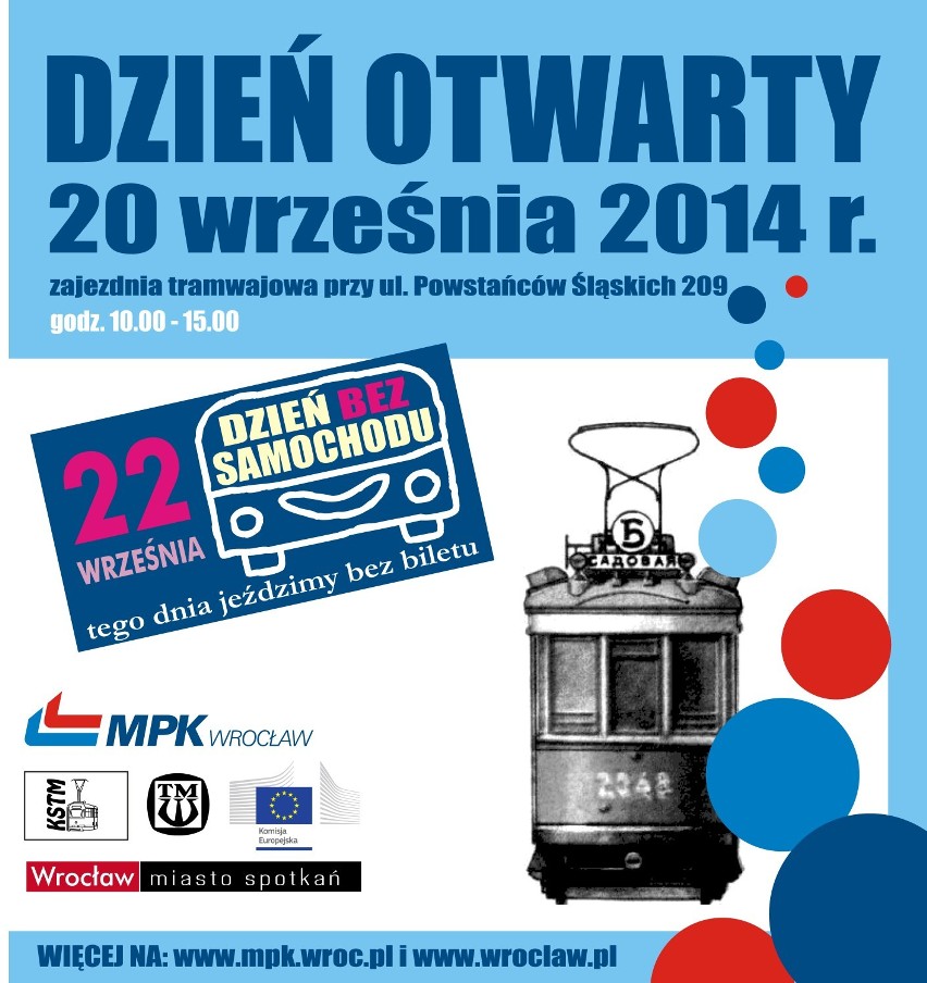 Dzień otwarty wrocławskiego MPK - poprowadź tramwaj, zobacz od środka zajezdnię (PROGRAM)