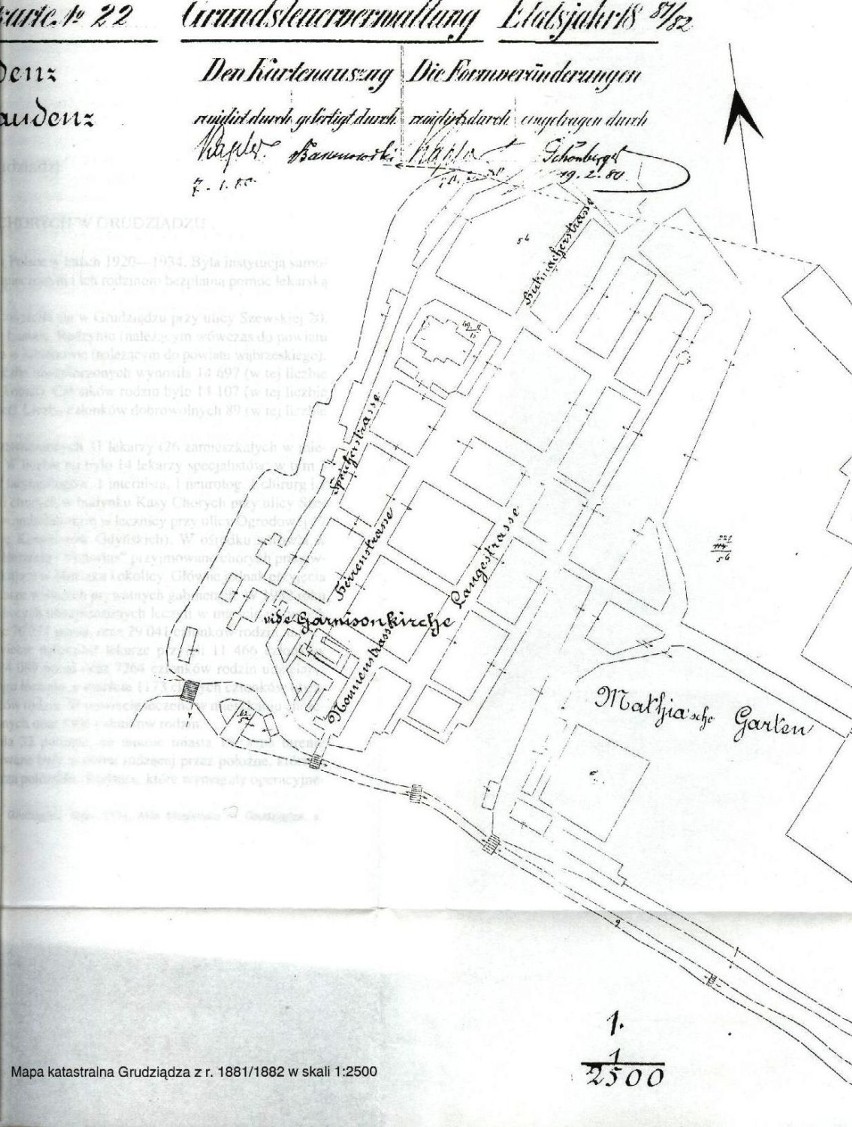 Rys. 82. Plan miasta z 1881 r.